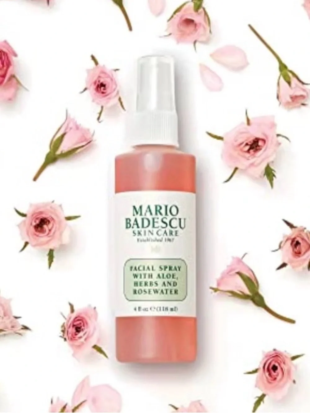 Mario Badescu Facial Spray Aloe Herbs & Rosewater 4 oz Hydrating Mist